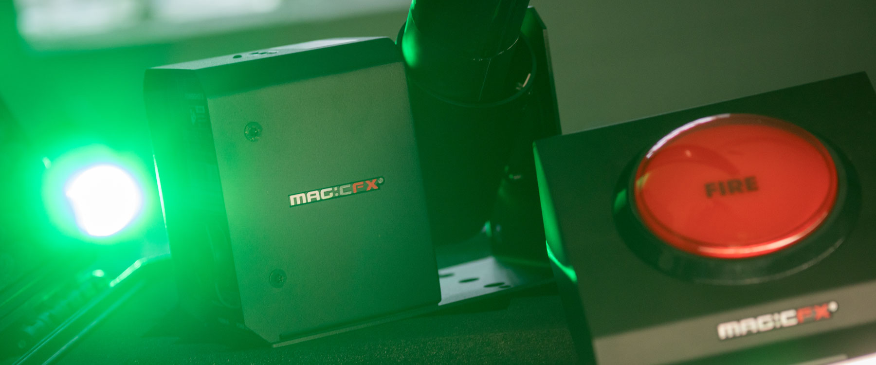 Magic FX Abschussstation und RED Button